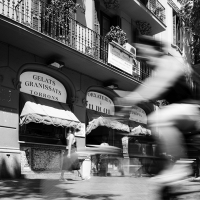 portrait, barcelona, spain, black and white, reportage, orxateria